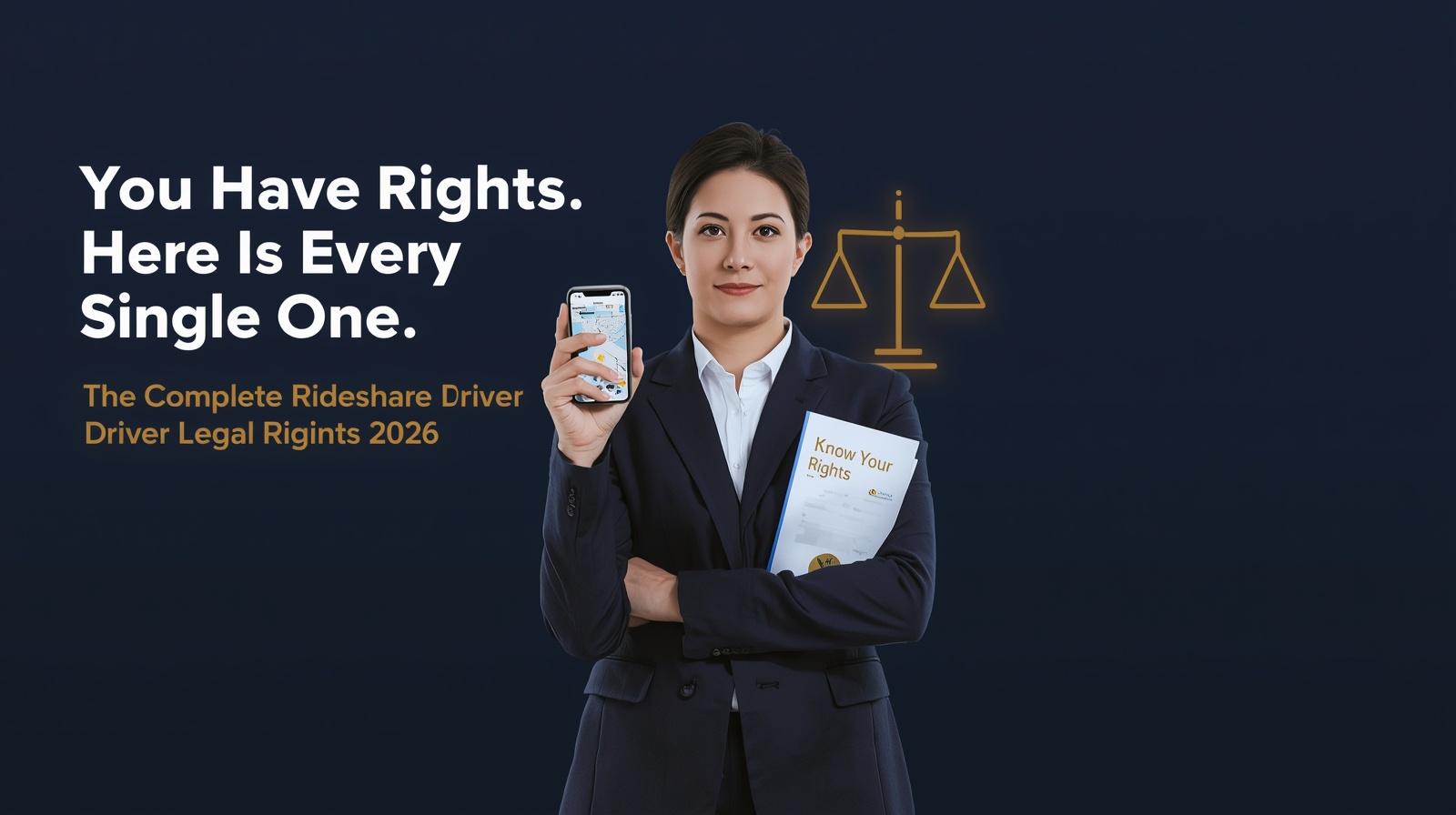 Rideshare Driver Legal Rights in 2026 — What Every Independent Contractor Needs to Know