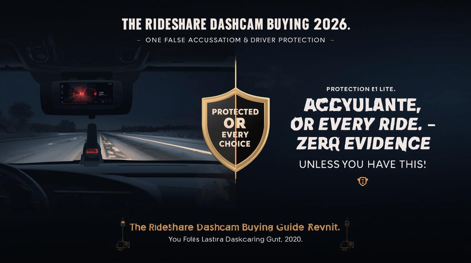 The Rideshare Driver Dashcam Buying Guide 2026 — What Actually Matters and the Best Cameras Worth Buying